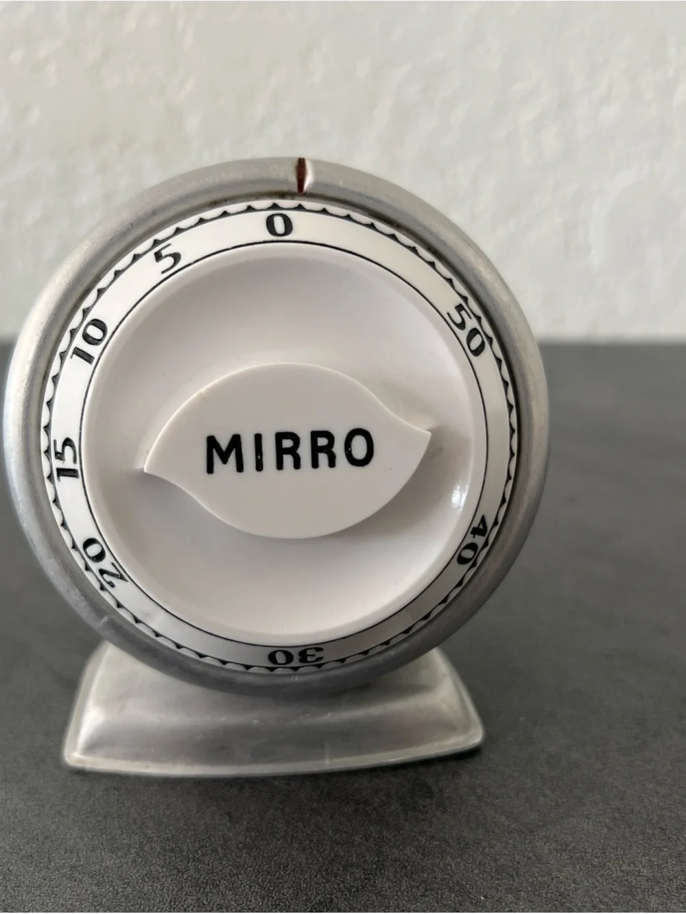 VTG Mirro Kitchen Timer Aluminum Retro Working 60 Minute 1950s 1960s MCM